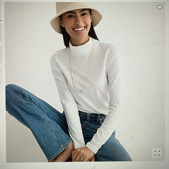 J. Crew Tops - J. Crew Tissue Turtleneck 100% cotton longsleeve medium  NWT
